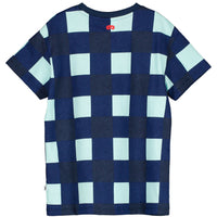 Beau Loves Navy Gingham Tee