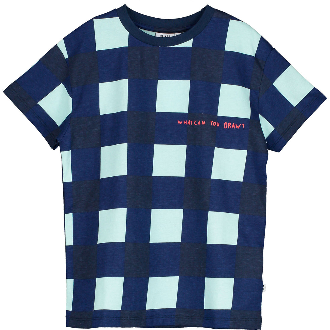 Beau Loves Navy Gingham Tee
