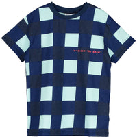 Beau Loves Navy Gingham Tee