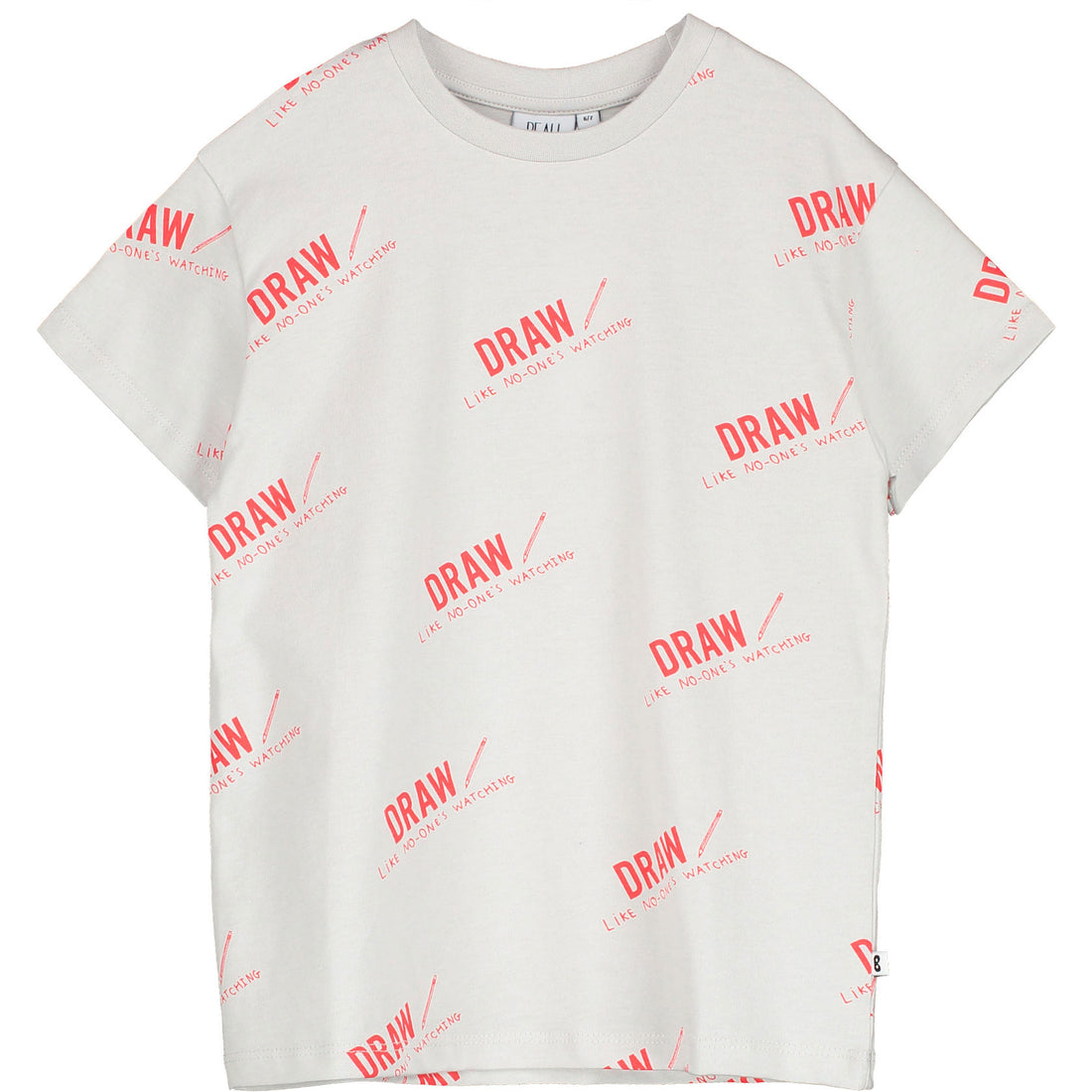 Beau Loves Quiet Grey Draw Tee