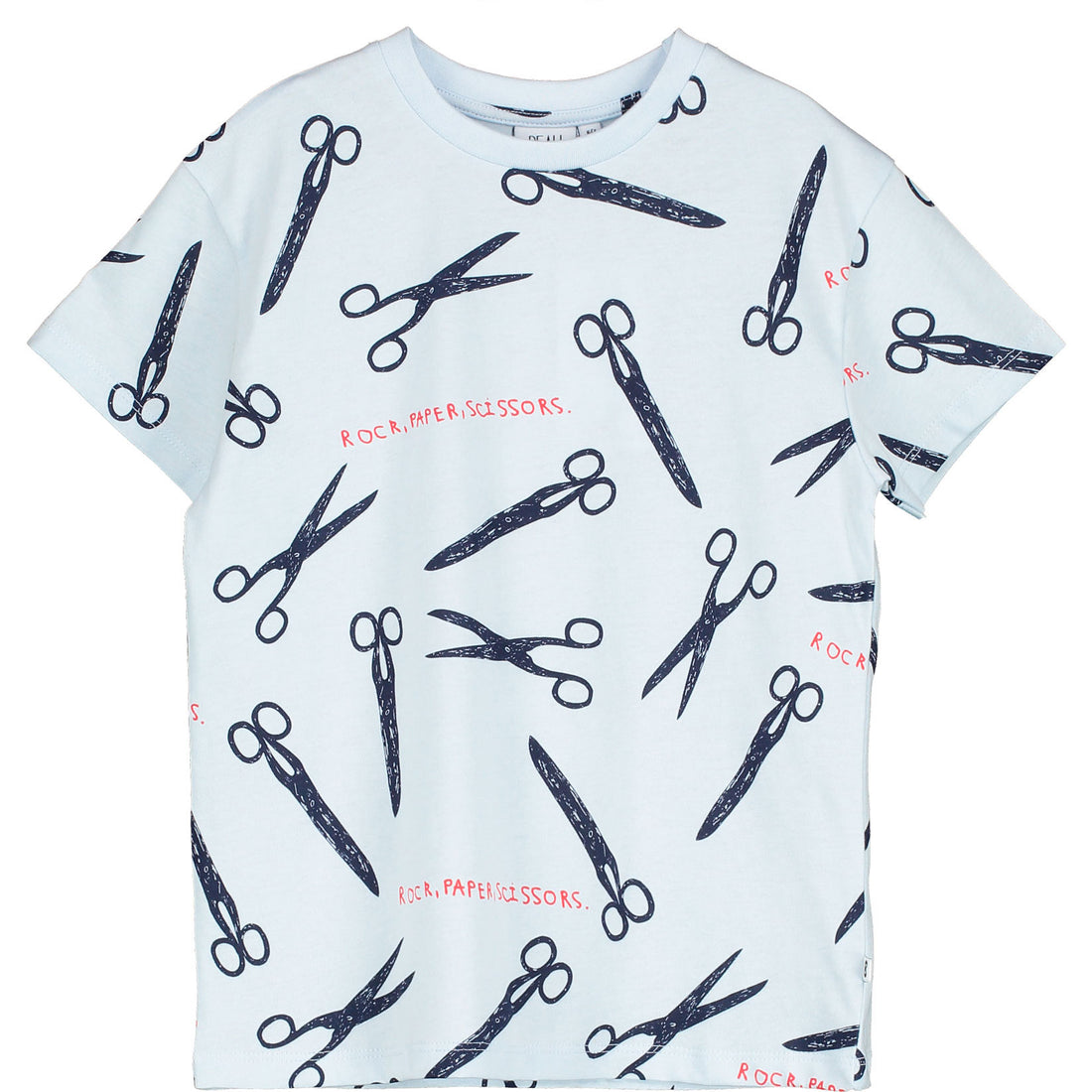 Beau Loves Navy Rock Paper Scissor Tee