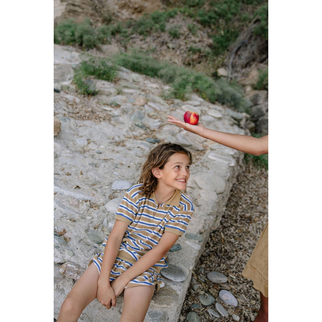 We are Kids Sunset Stripes Terry Juju Shorts