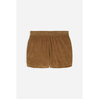 We are Kids Toffee + Logo Coconut Terry Liam Shorts