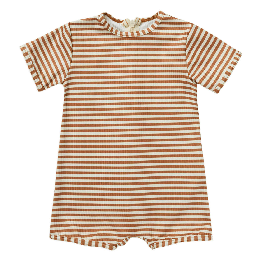 Rylee and Cru Shorty One-Piece | Rust Stripe