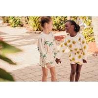 Pink Chicken Organic Sweatshirt - Floating Daisy