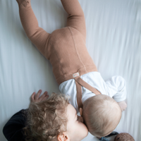 Silly Silas Light Brown Footed Cotton Tights