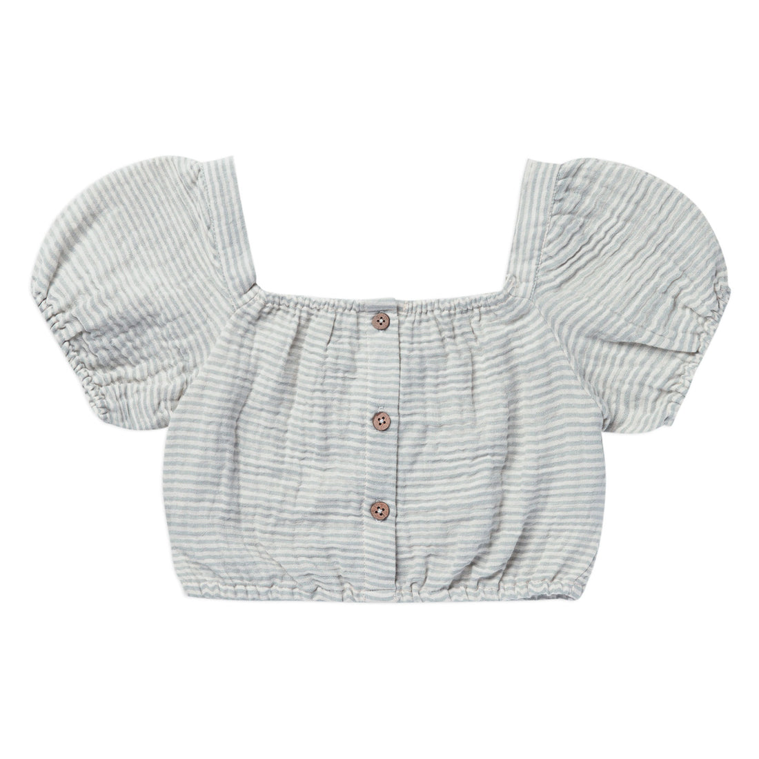 Rylee and Cru Skipper Top | Blue Micro Stripe