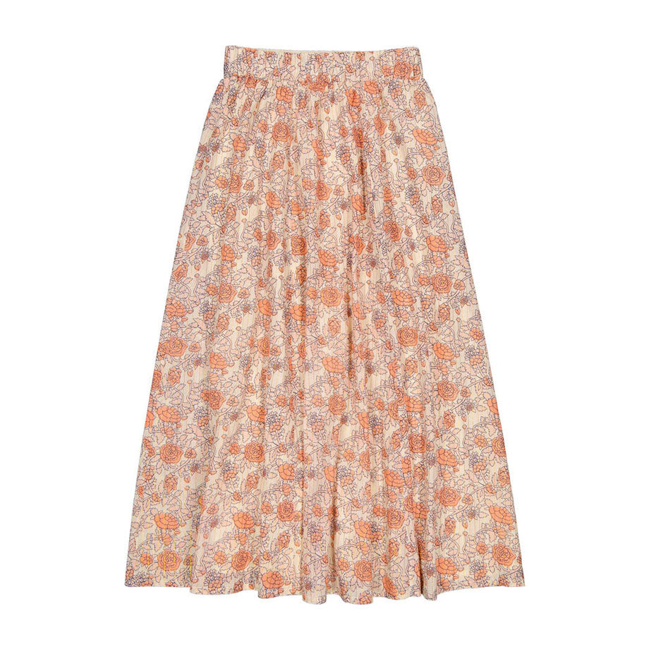 Louis Louise Pink Lurex Indian Flower Duchesse Skirt