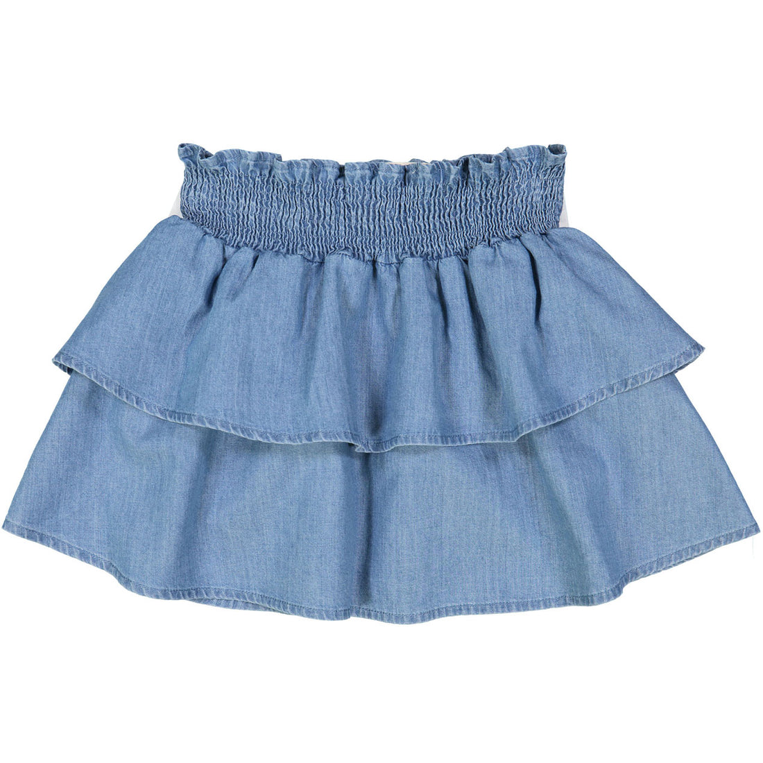 Louis Louise Chambray Ruffled Skirt