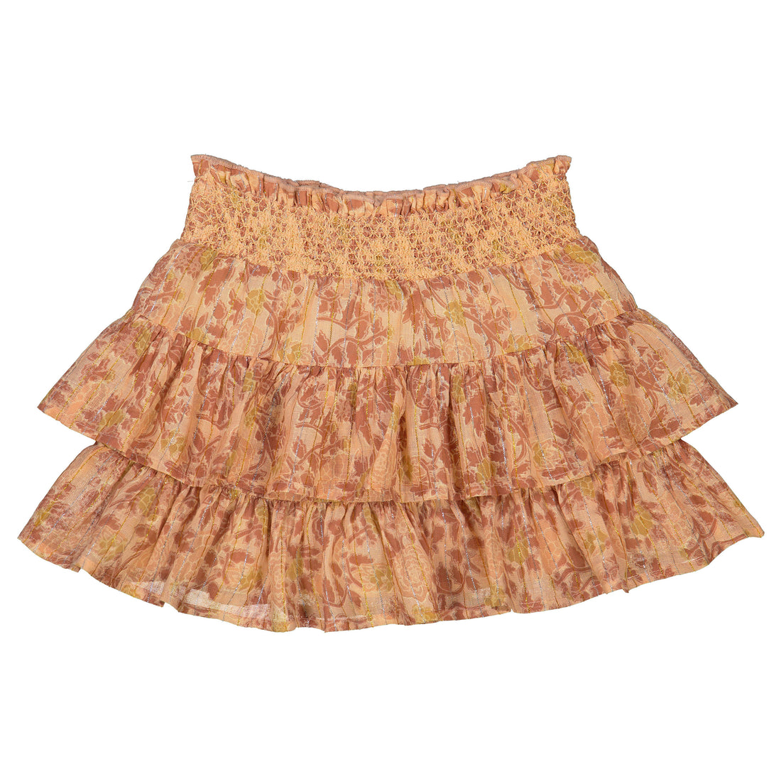 Louis Louise Pink Indian Flower Lurex Lena Skirt