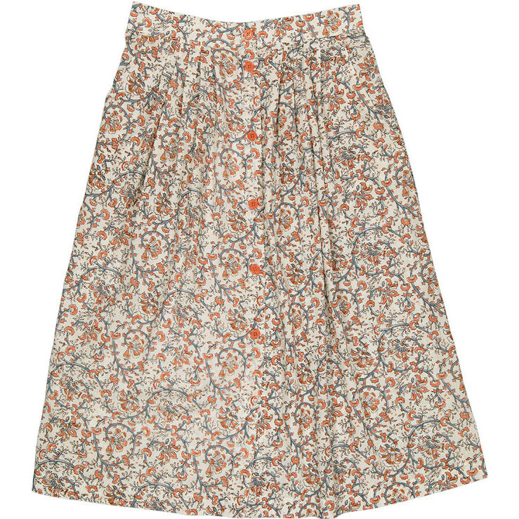 Louis Louise Cream Indian Linda Womens Skirt
