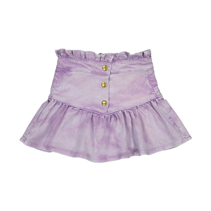 Louis Louise Mauve Denim Pipeaute Skirt