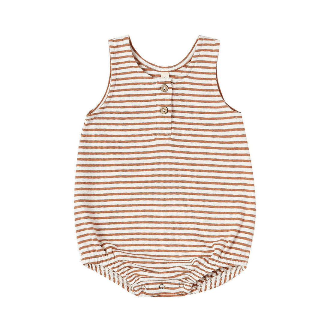 Quincy Mae Rust Stripe Sleeveless Bubble