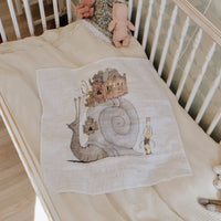 Atelier Choux  Snail Riding Mini Swaddle
