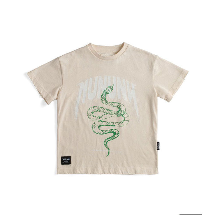 NUNUNU Natural Snake T-shirt