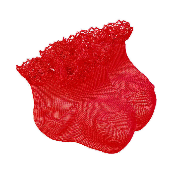 Louis Louise Coral Fleurette Socks