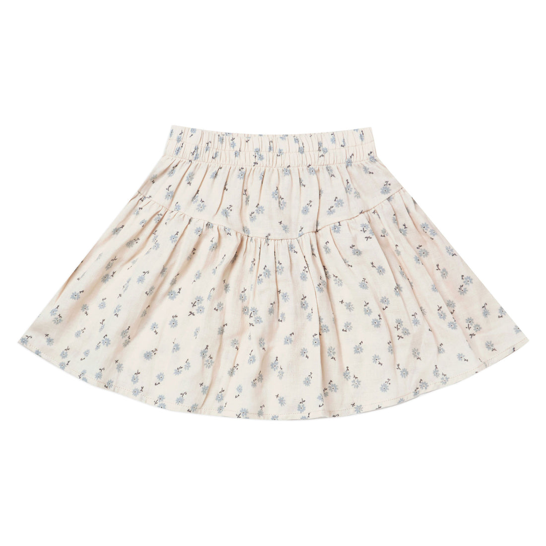 Rylee and Cru Sparrow Skirt | Blue Ditsy