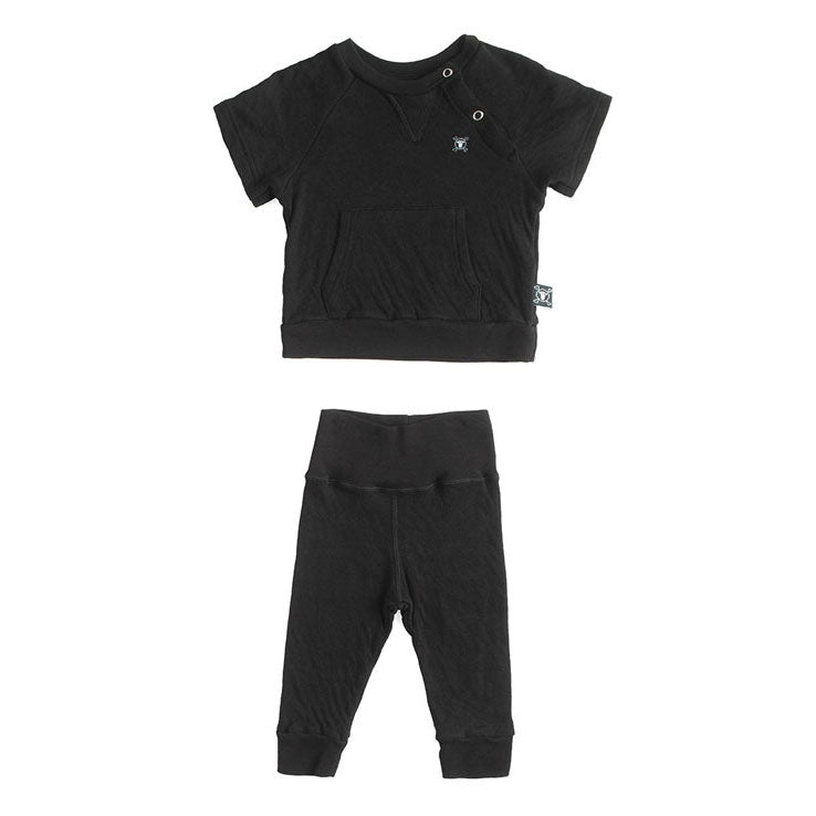 NUNUNU Black Sports Set