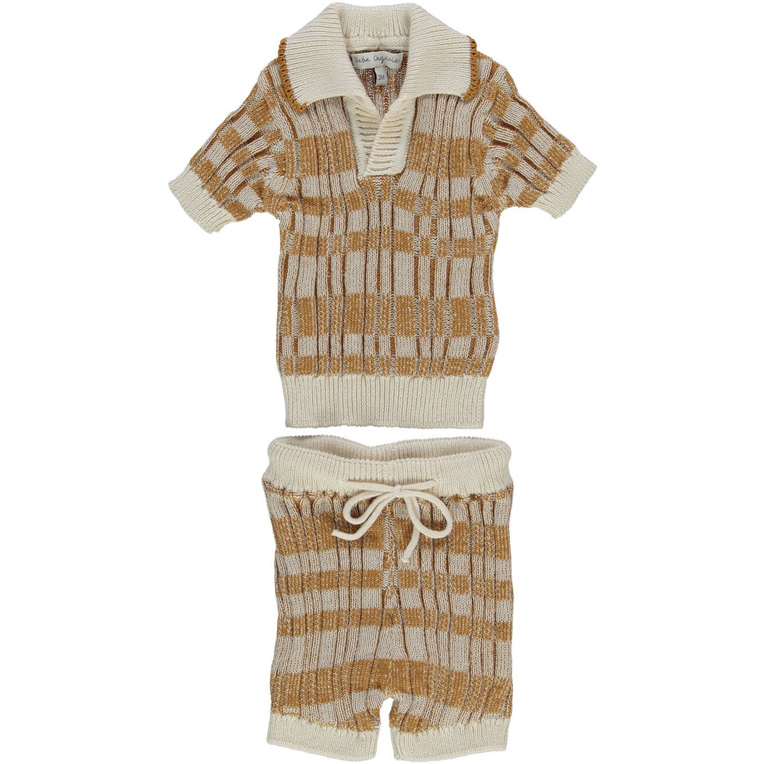 Bebe Organic Natural Stripe Milo Set