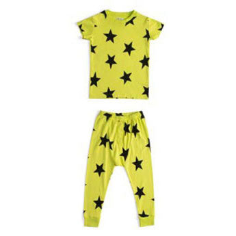 NUNUNU Hot Yellow Star Lounge Set