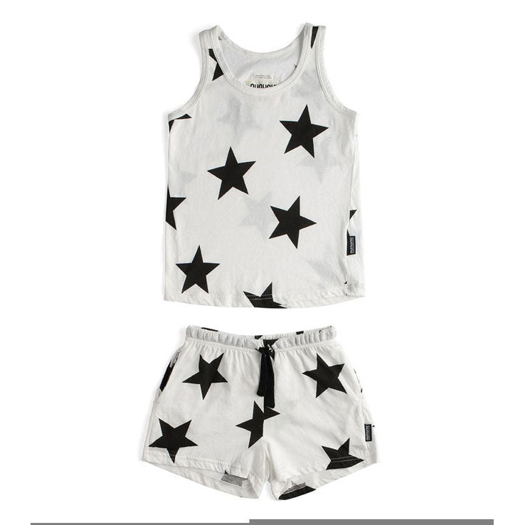NUNUNU White Star Tank Lounge Set