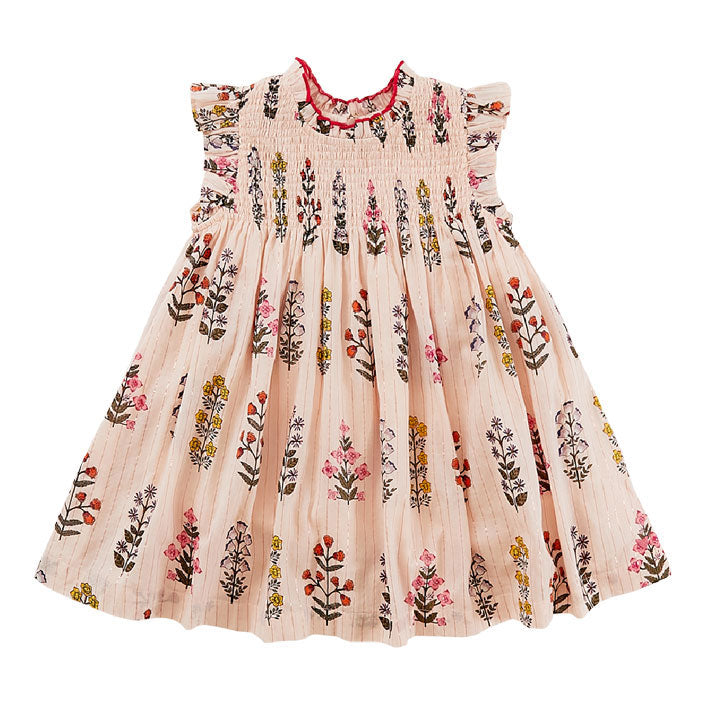 Pink Chicken Cloud Pink Field Floral Stevie Dress