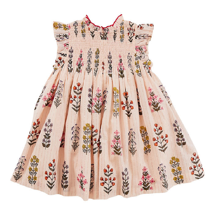 Pink Chicken Cloud Pink Field Floral Stevie Dress