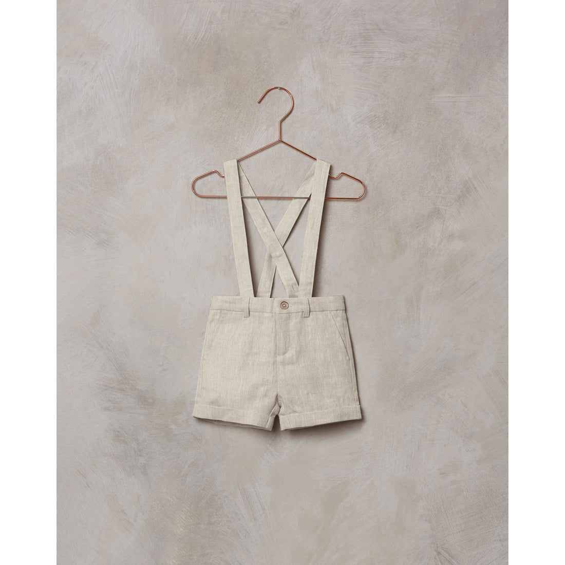 Noralee Linen Suspender Short | Linen