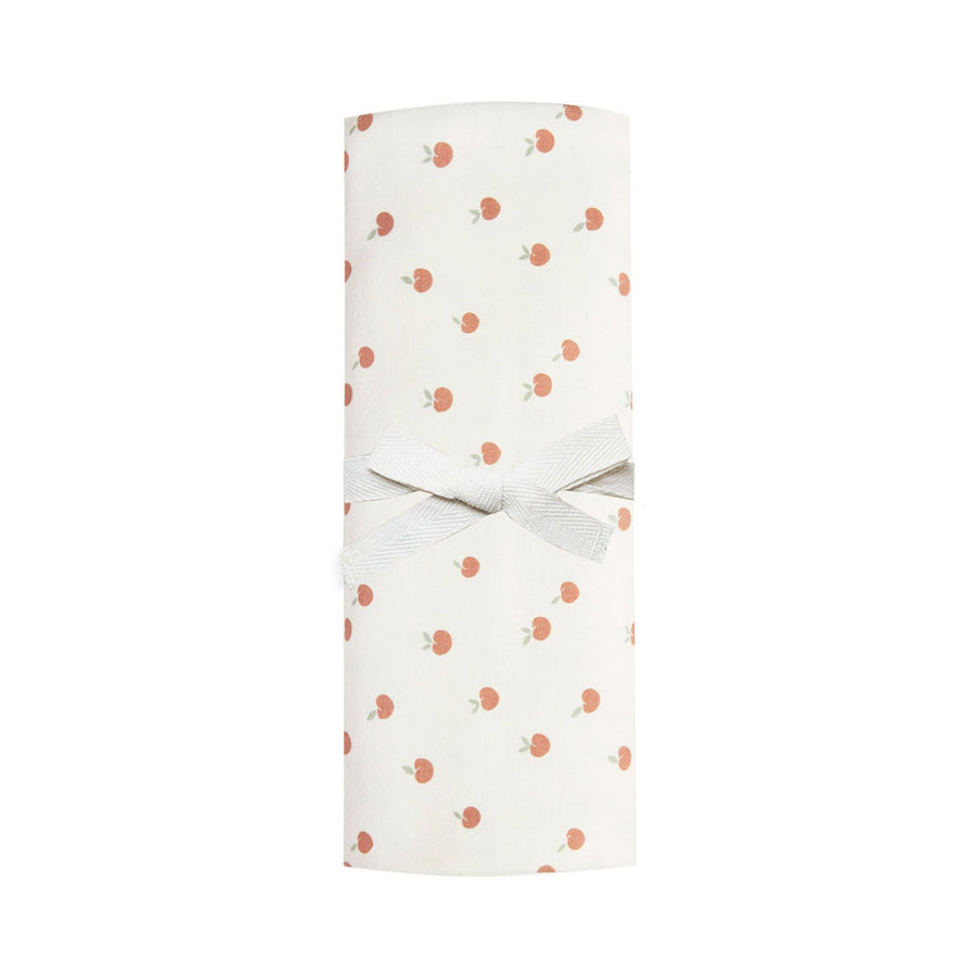 Quincy Mae Ivory/Peach Baby Swaddle