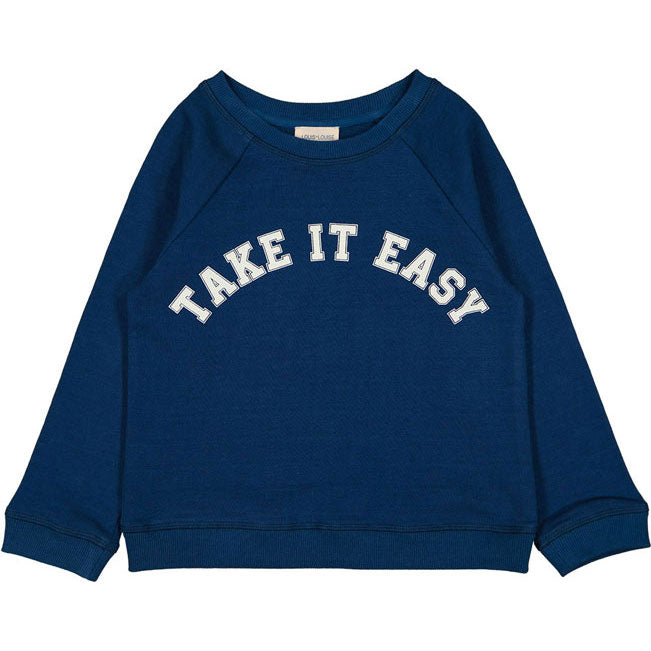 Louis Louise Navy Fleece James Sweatshirt