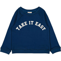 Louis Louise Navy Fleece James Sweatshirt