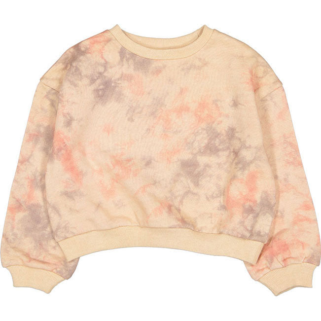 Louis Louise Pink Tie Dye Peace Sweatshirt