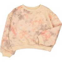 Louis Louise Pink Tie Dye Peace Sweatshirt