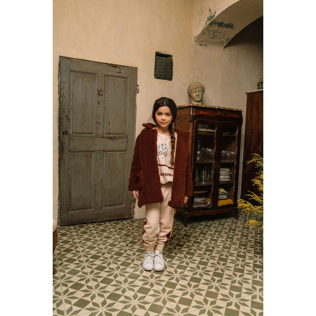 We are Kids Rose Tendre + Print Grandma Tony Sweat