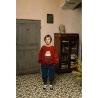 We are Kids Rouille + Print Tennisman Tony Sweat