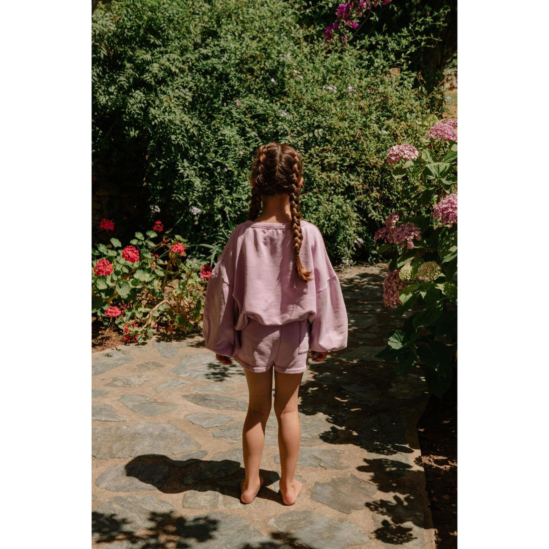 We are Kids Super Pink + Print Fantastico Fleece Sweatshirt