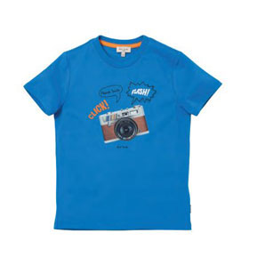 Paul Smith Jet Blue Camera Tee