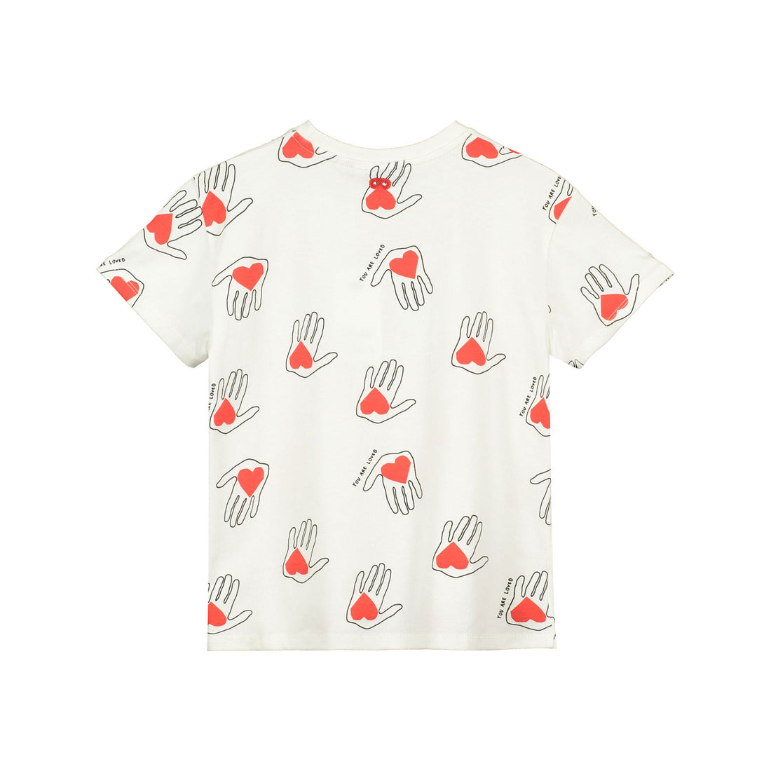 Beau Loves Natural Hold My Heart Print T-Shirt