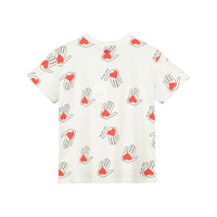 Beau Loves Natural Hold My Heart Print T-Shirt