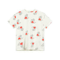 Beau Loves Natural Hold My Heart Print T-Shirt