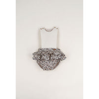 Popelin Floral Frilled Romper