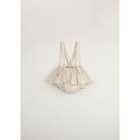 Popelin Off-White Romper With Removable Straps