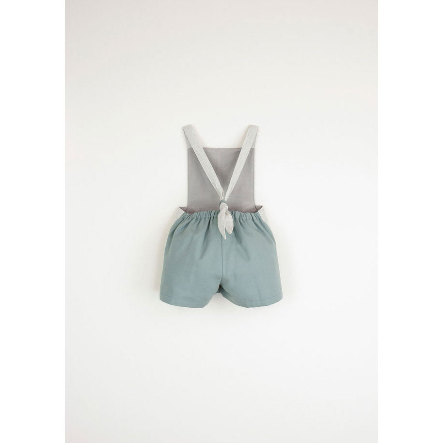 Popelin Aqua Marine Dungarees