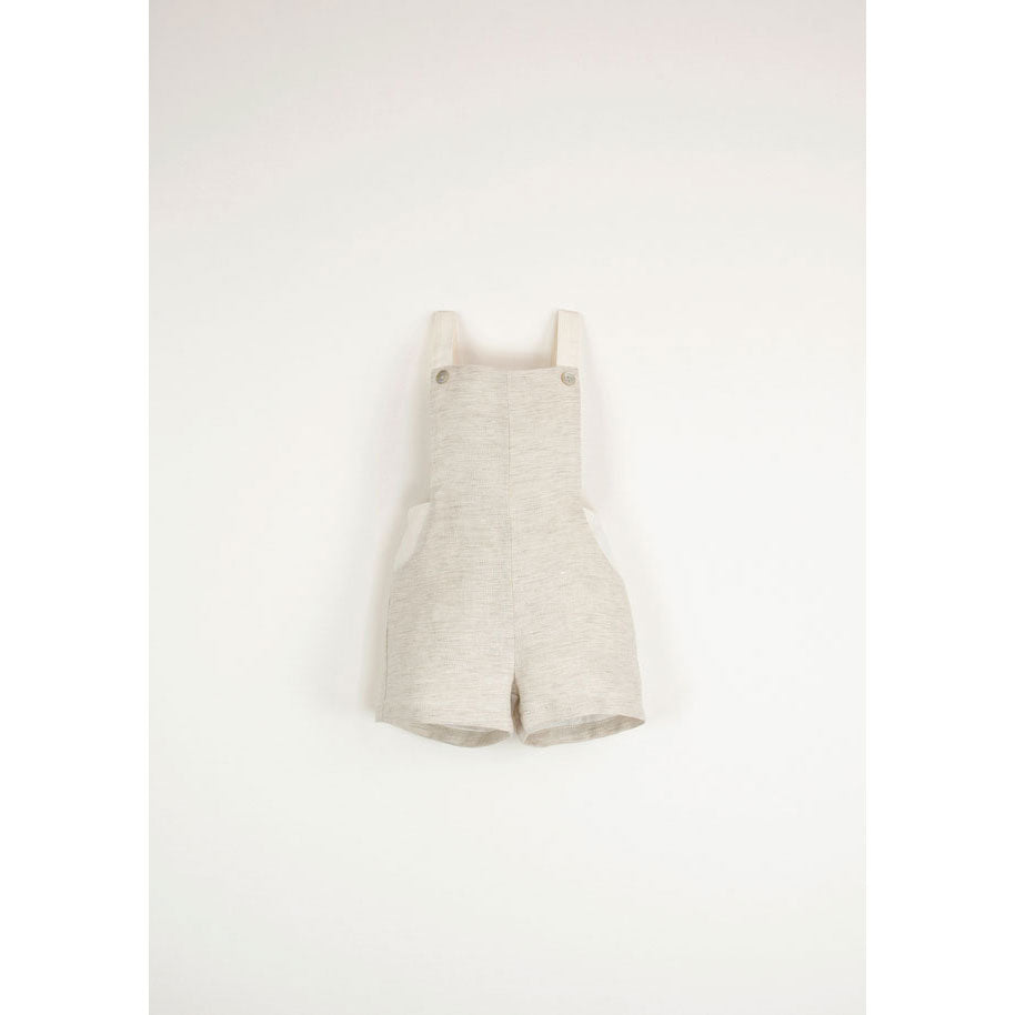 Popelin Dungarees In A Neutral Color
