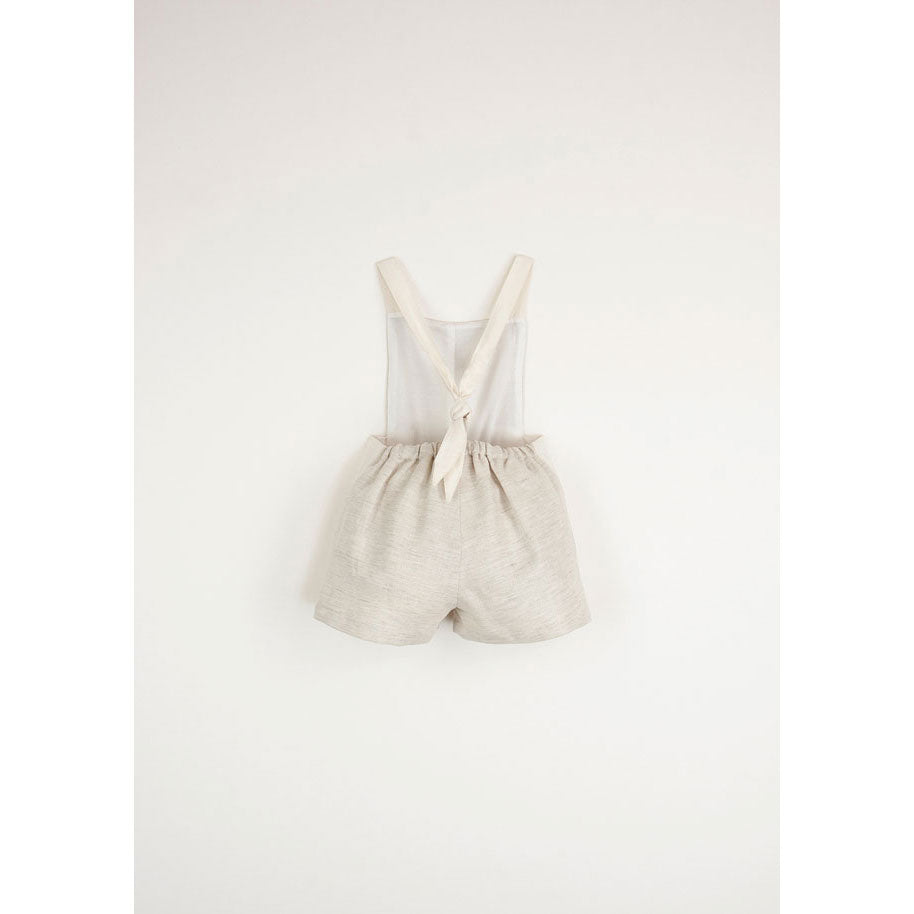 Popelin Dungarees In A Neutral Color