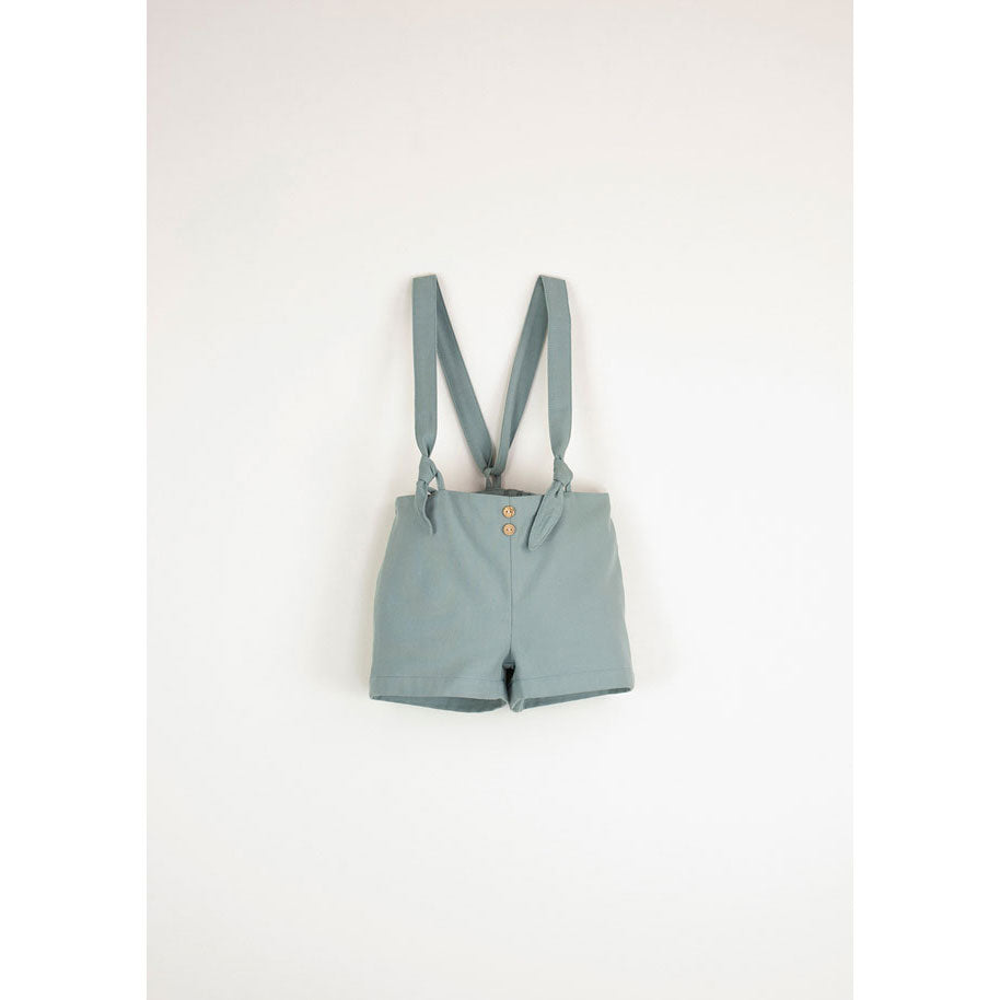 Popelin Aqua Marine Dungarees With Removable Straps