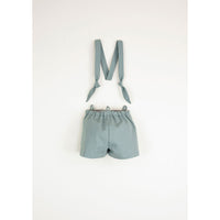 Popelin Aqua Marine Dungarees With Removable Straps