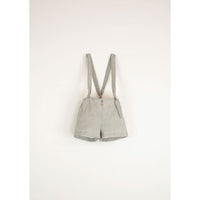 Popelin Striped Dungarees With Removable Straps