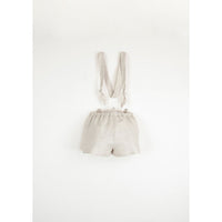 Popelin Neutral Color Dungarees With Removable Straps