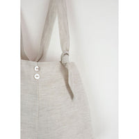 Popelin Neutral Color Dungarees With Removable Straps